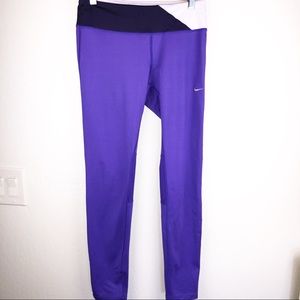 Nike Pro Dry-Fit Running Legging Purple - Medium